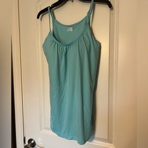 Mint Green Turquoise Bra-Tank / 32 Degrees Cool / Size L